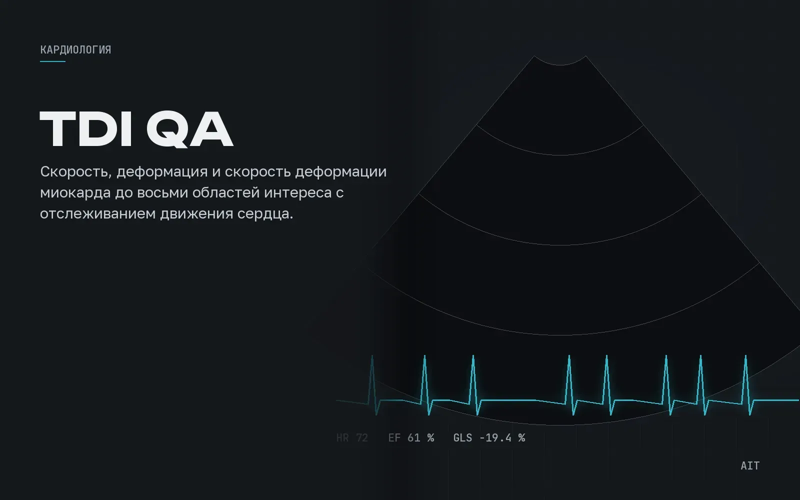 TDI QA, количественный анализ тканевого допплера